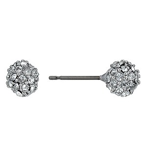 Radiance With Swarovski Crystal Elements Ball Stud Earrings