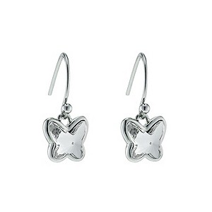 Radiance With Swarovski Crystal Butterfly Drop Earrings