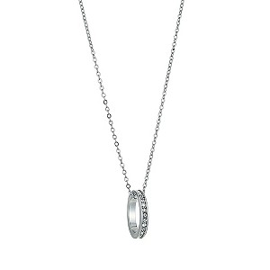 Radiance With Swarovski Crystal Pave Disc Pendant