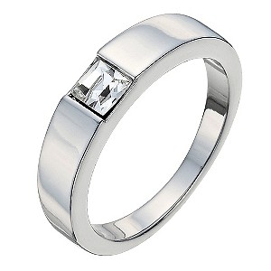 Radiance With Square Swarovski Crystal Element Ring N