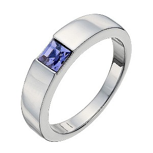Radiance With Purple Swarovski Crystal Element Ring P