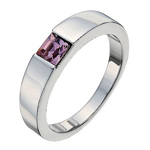 Radiance With Pink Swarovski Crystal Element Ring P