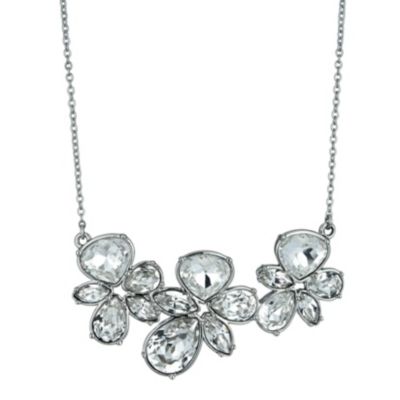 Radiance With Swarovski Crystal Triple Flower Necklace