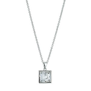 Radiance With Swarovski Crystal Square Pendant