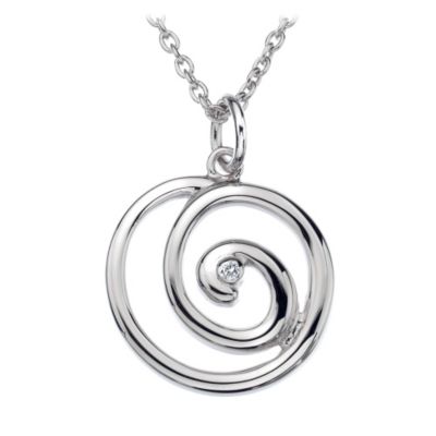 Hot Diamonds silver diamond organic spiral pendant - Product number 9727957