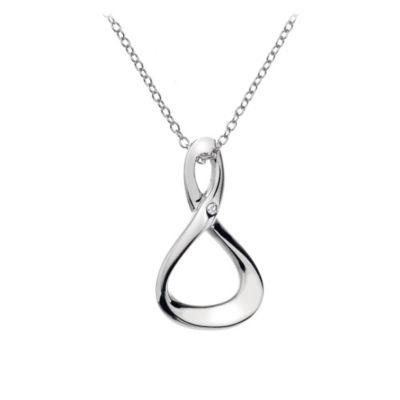 Hot Diamonds silver diamond small figure of 8 pendant - Product number 9728007