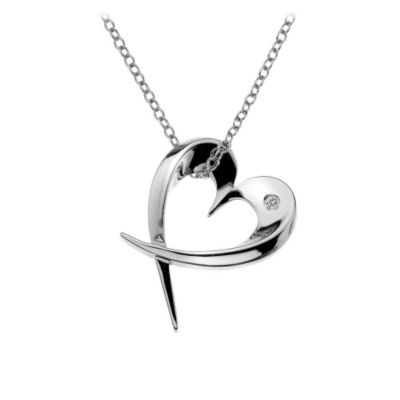 Hot Diamonds silver diamond small heart pendant - Product number 9728015