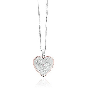 Clogau Exclusive Rose Gold & Silver & Amethyst Pendant