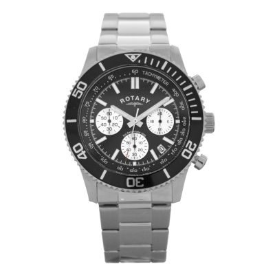 Rotary Men's Stainless Steel Chronograph Watch - Product number 9735992