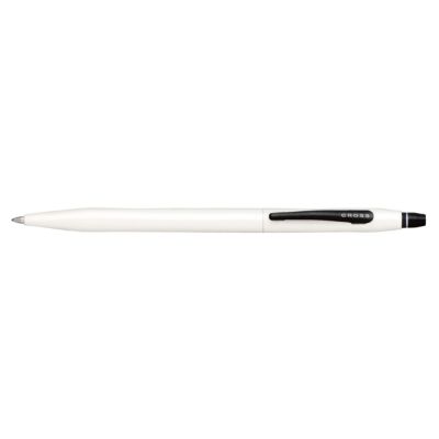 Cross slim white pearl finish click pen - Product number 9737235