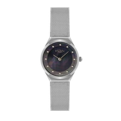 Rotary Ladies' Mother of Pearl Dial Mesh Strap Watch