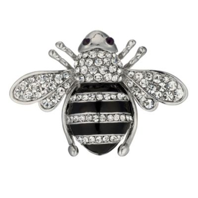 Stone Set Large Bee Brooch - Product number 9741240