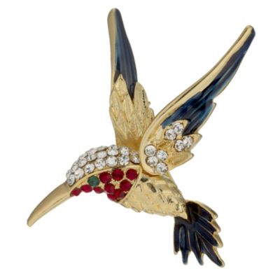 Gold Plated Kingfisher Bird Brooch - Product number 9741275