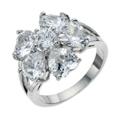 Crystal Flower Ring Size Small - Product number 9741305