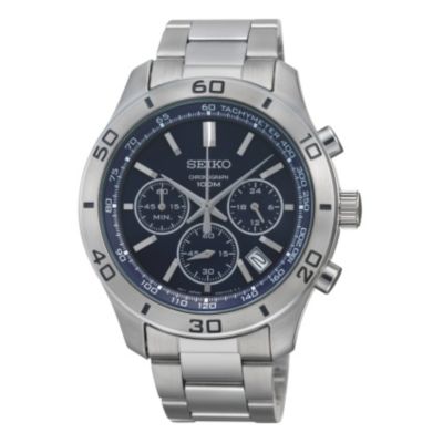 Seiko Men's Stainless Steel Chronograph Watch - Product number 9743480