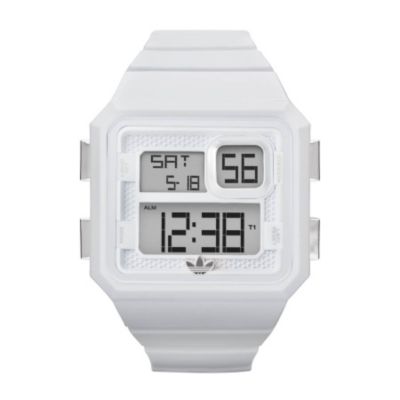 Adidas Curitiba Men's White Silicone Watch - Product number 9748970