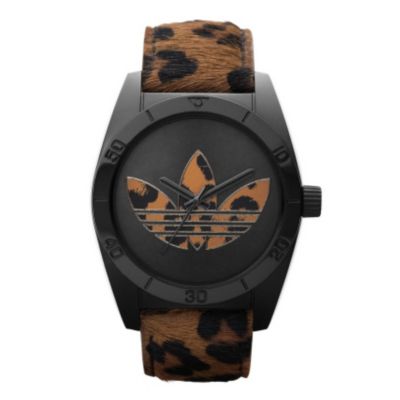 Adidas Santiago Brown Cheetah Print Strap Watch - Product number 9749039