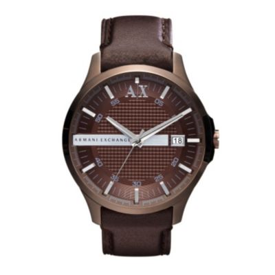 Armani Exchange Men's Dark Brown Strap Watch - Product number 9749284