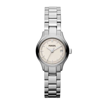 Fossil Men's Silver Dial Stainless Steel Bracelet Watch - Product number 9749306