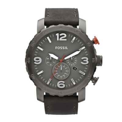 Fossil Ladies' Smoke Grey Black Strap Watch - Product number 9749330