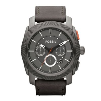 Fossil Mens' Smoke Grey Strap Watch