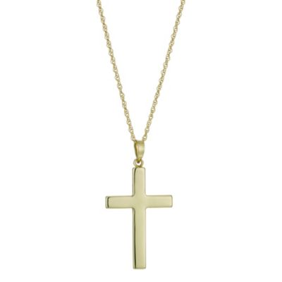 Bonded Silver and 9ct Gold Cross