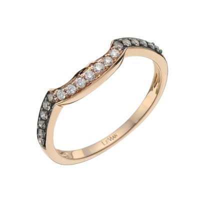 Le Vian 14ct strawberry gold diamond shaped ring - Product number 9759905