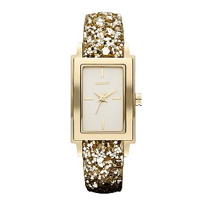 DKNY Ladies' Champagne Dial Gold Sequins Strap WatchDKNY Ladies' Champagne Dial Gold Sequins Strap W