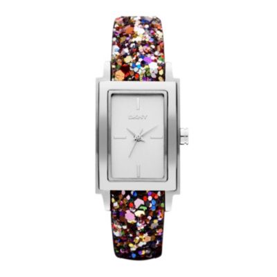 DKNY Ladies' Multi-Coloured Sequin Strap Watch - Product number 9763635