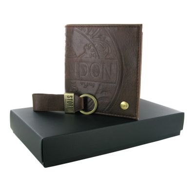 London Pembroke Mens Brown PU Wallet