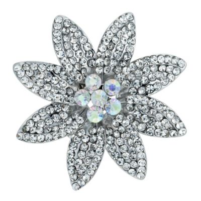 Large Crystal Flower Brooch - Product number 9767681