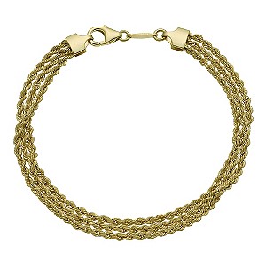 Together Bonded Multi Strand Rope Bracelet