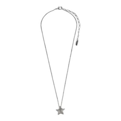 Pilgrim black Pilgrim Sterling Silver Crystal Star Necklace