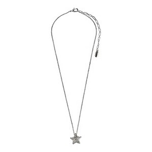 Pilgrim Sterling Silver Crystal Star Necklace
