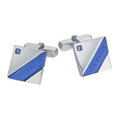 Ted Baker Currvez square blue cufflinks - Product number 9784268
