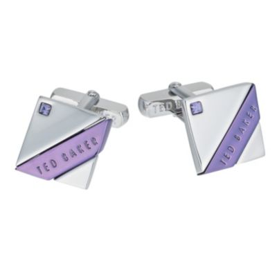 Ted Baker Currvez square purple cufflinks - Product number 9784284
