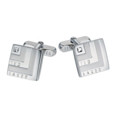 Ted Baker Cornlay square grey cufflinks - Product number 9785523