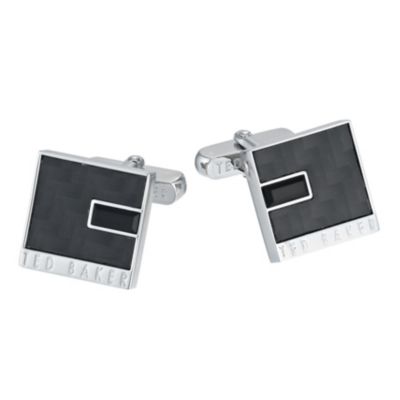 Ted Baker Carfib square black cufflinks - Product number 9785582