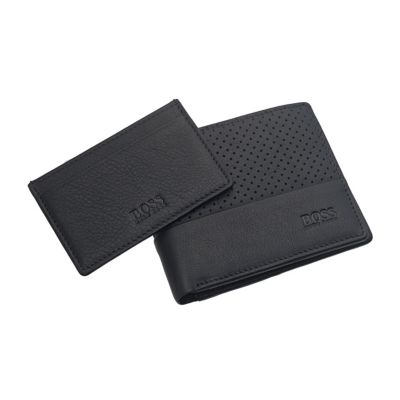 Hugo Boss Lolol men's black bifold wallet & card holder - Product number 9786201
