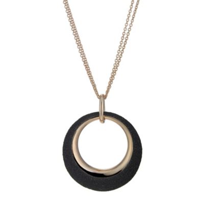 Pesavento Polvere Di Sogni black glitter pendant necklace - Product number 9793186