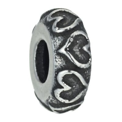 Special Memories Sterling Silver Heart Spacer Bead