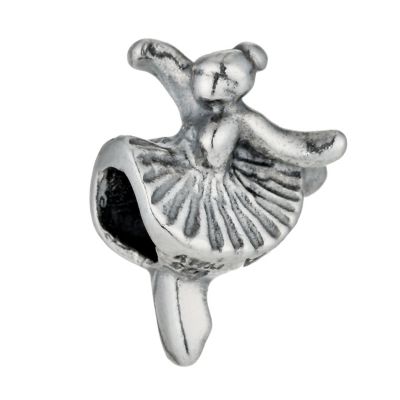 Sterling Silver Ballerina Bead