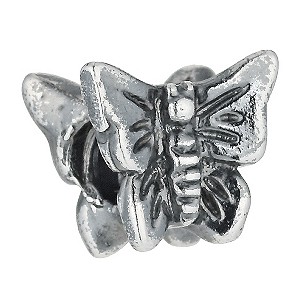 Sterling Silver Butterfly Bead