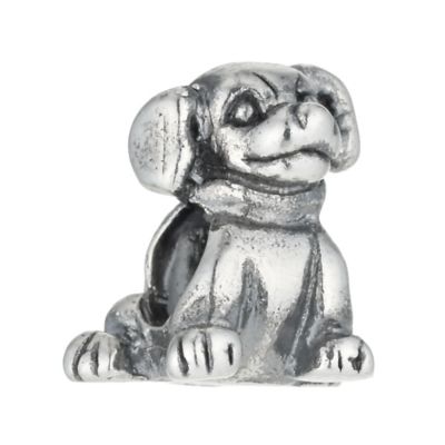 Charmed Memories Sterling Silver Dog Bead