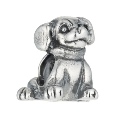 Sterling Silver Dog Bead