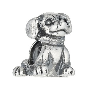 Sterling Silver Dog Bead
