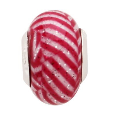 Special Memories Charmed Moments Sterling Silver Zigzag Murano