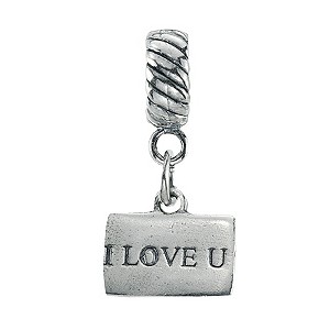 Charmed Memories I Love U Envelope Bead