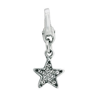 Special Memories Charmed Moments Sterling Silver Crystal Star Bead