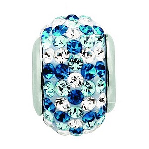 Charmed Memories Blue & White Crystal Bead